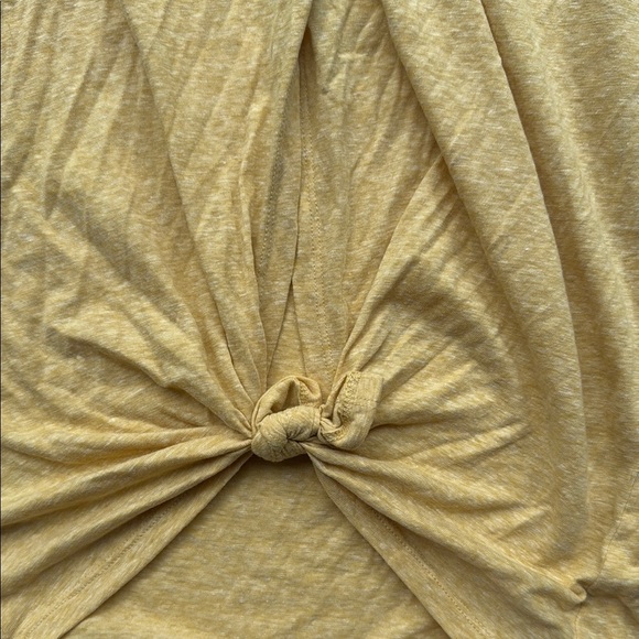 J Crew Yellow Sleeveless Open Back with Tie Women's Top - Picture 4 of 5